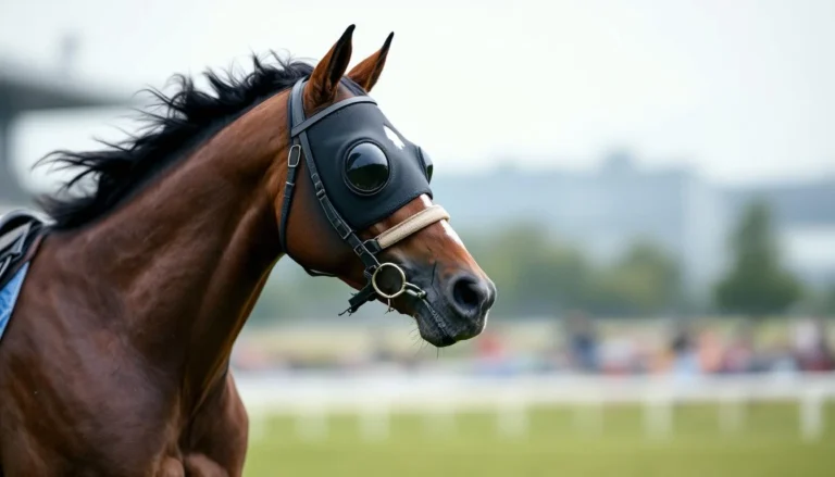 What does blinkers on mean in horse racing?